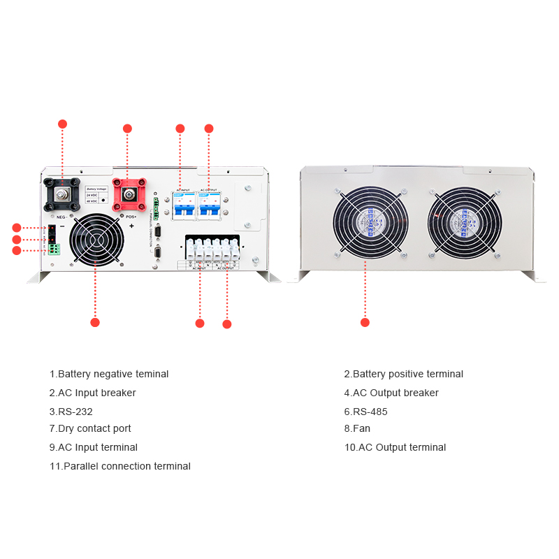 Inwerter solarny 110V/220V 48V – Split Phase Inverter 10Kw 110V 220V recenzja i cena