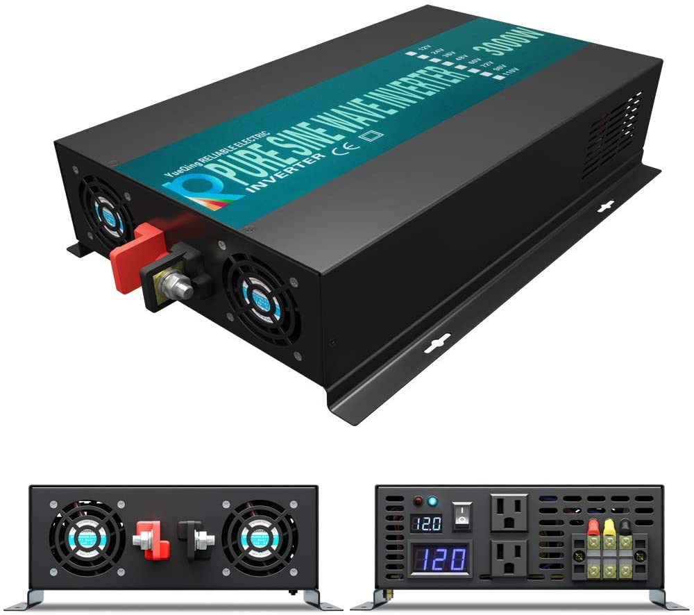 Inwerter sinusoidalny 3000W, g – Inverter Pure Sine Wave 60Hz 120V 3000W recenzja i cena