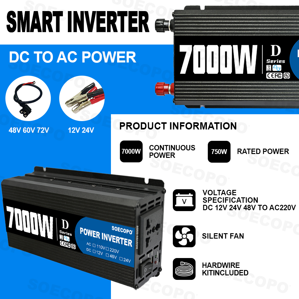 Przetwornica samochodowa 6000W – Off Grid Solar Inverter 48V 6000W recenzja i cena