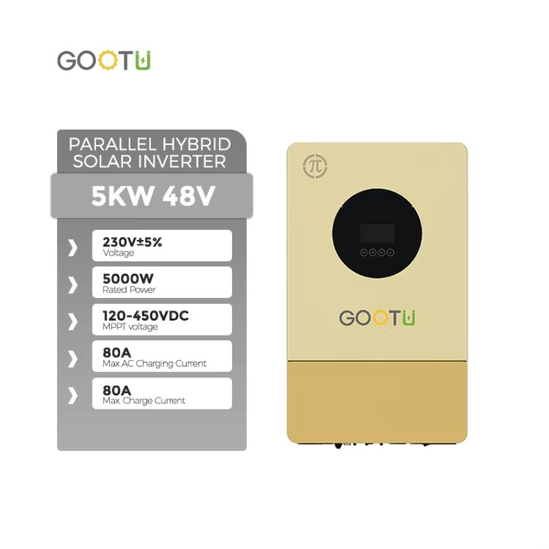 Gootu Nowy 48V Hybrydowy Inwer – Parallel Solar Inverter 48V 5000W Mppt recenzja i cena