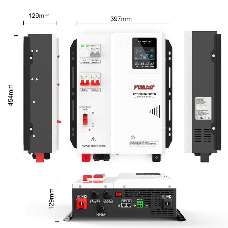 Fchao Solarny Inwerter Hybrydo – Hybrid Solar Inverter 5.5Kw Mppt 48V recenzja i cena