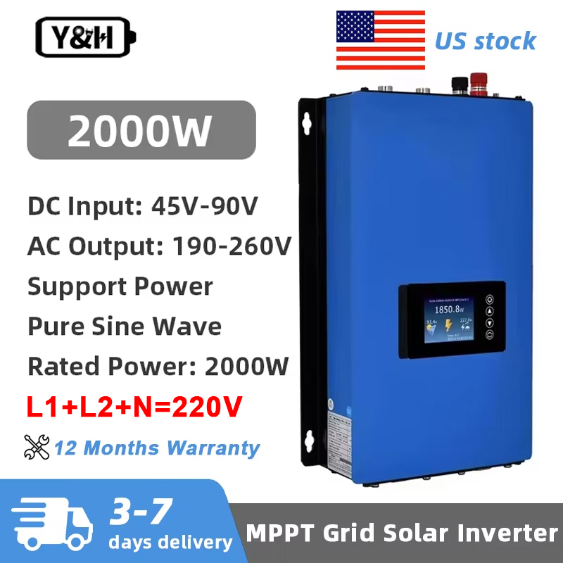 Falownik solarny sieciowy Y&H  – Grid Tie Inverter Limiter 2000W recenzja i cena