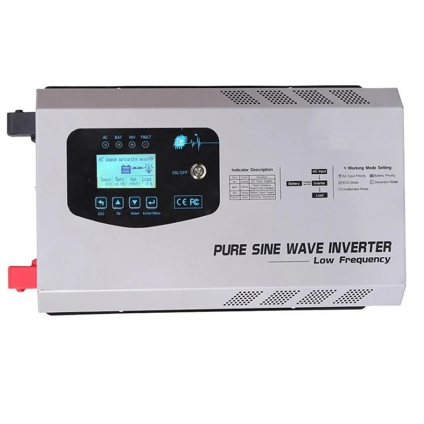 Inwerter solarny UPS 6kW 6000W – Off Grid Solar Inverter 48V 6000W recenzja i cena