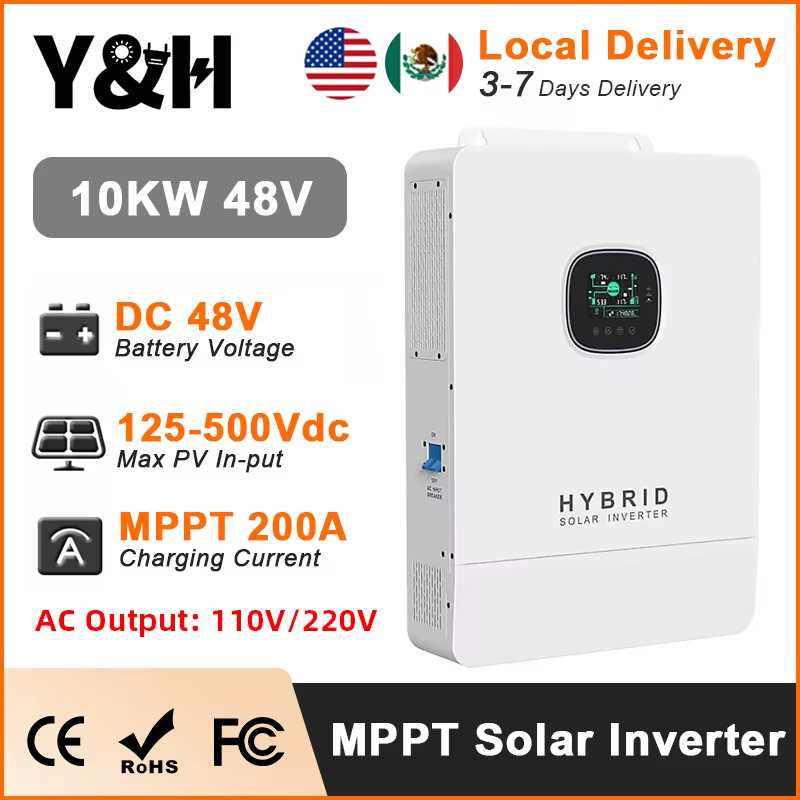 Y&H 10KW Hybrydowy Inwerter So – Split Phase Inverter 10Kw 110V 220V recenzja i cena