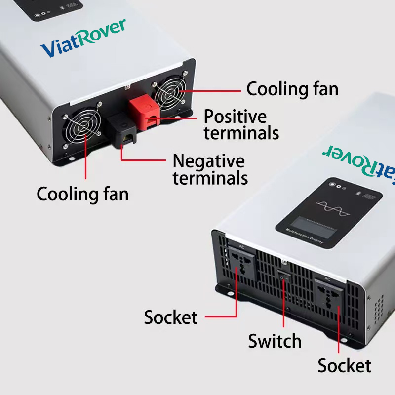 Inwerter sinusoidalny 1600W 26 – Inverter Pure Sine Wave 60Hz 120V 3000W recenzja i cena