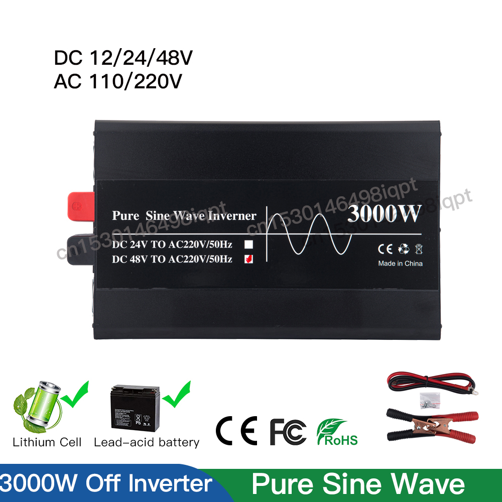 3000W 12V 24V 48V Off inwerter – Lifepo4 Solar Inverter 24V 3000W recenzja i cena
