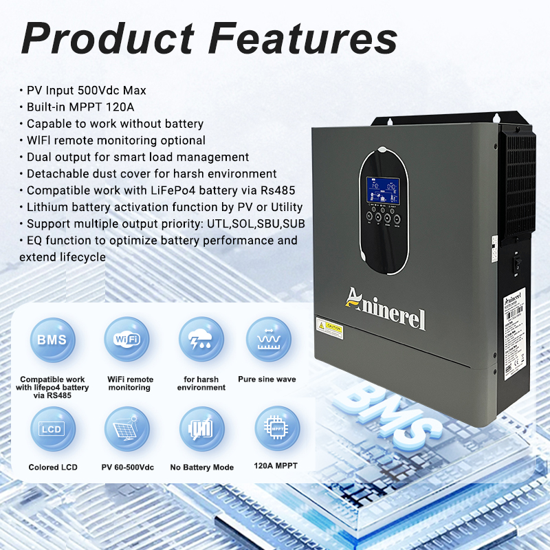 Aninerel 4200W 3KW 120V Hybryd – Inverter Pure Sine Wave 60Hz 120V 3000W recenzja i cena