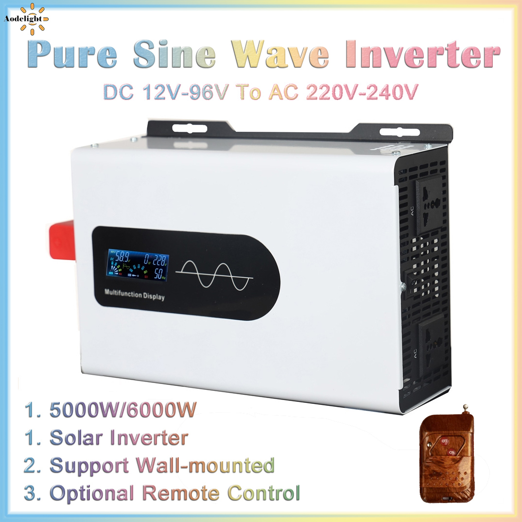 Falownik czysta fala sinusoida – Off Grid Solar Inverter 48V 6000W recenzja i cena