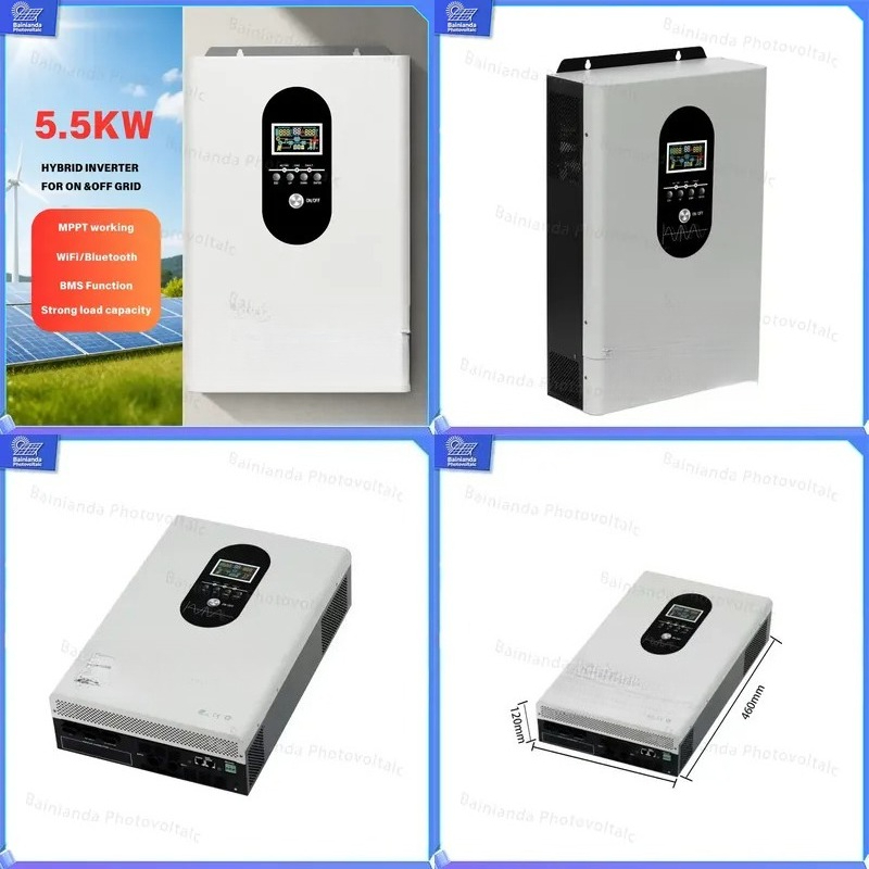 Hybrydowy inwerter solarny 3kW – Hybrid Solar Inverter 5.5Kw Mppt 48V recenzja i cena
