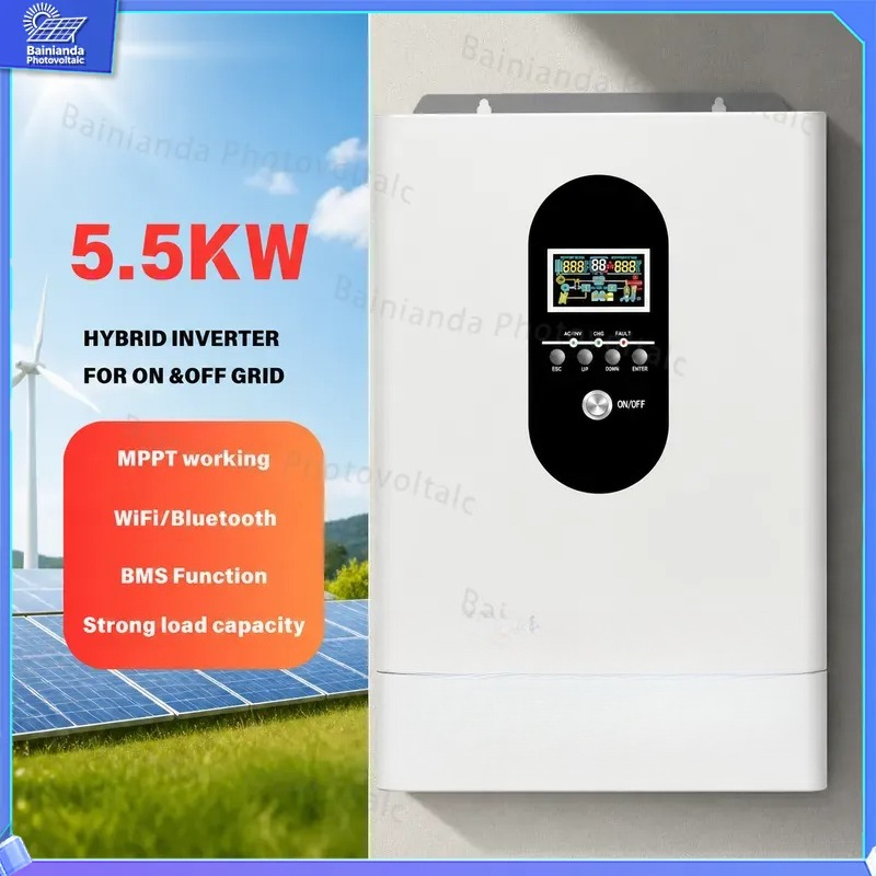 Hybrydowy inwerter solarny 3kW – Hybrid Solar Inverter 5.5Kw Mppt 48V recenzja i cena