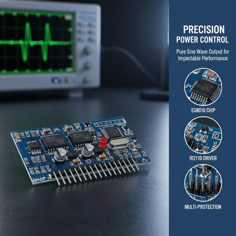 Płytka sterująca falownikiem s – Egs002 Pure Sine Wave Inverter Driver Board recenzja i cena