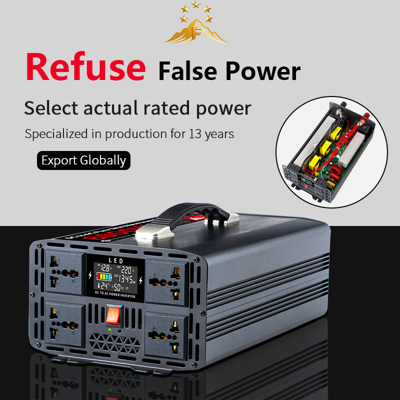 Inwerter Off Grid z czystą sin – Pure Sine Wave Inverter 5000W 48V 220V recenzja i cena
