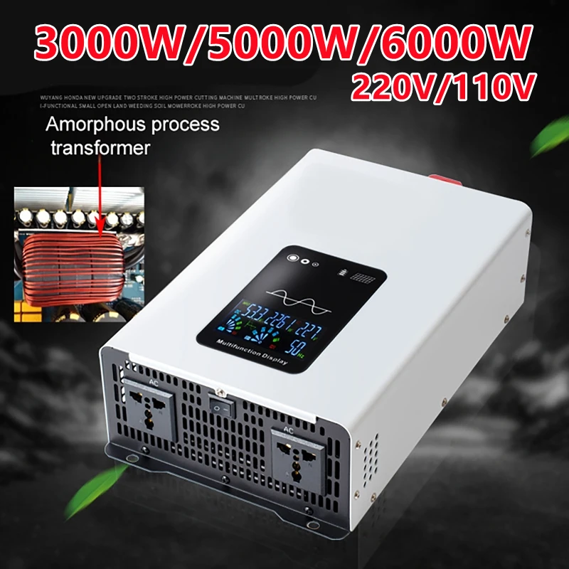 Falownik Inwerter Czysta Sinus – Pure Sine Wave Inverter 5000W 48V 220V recenzja i cena