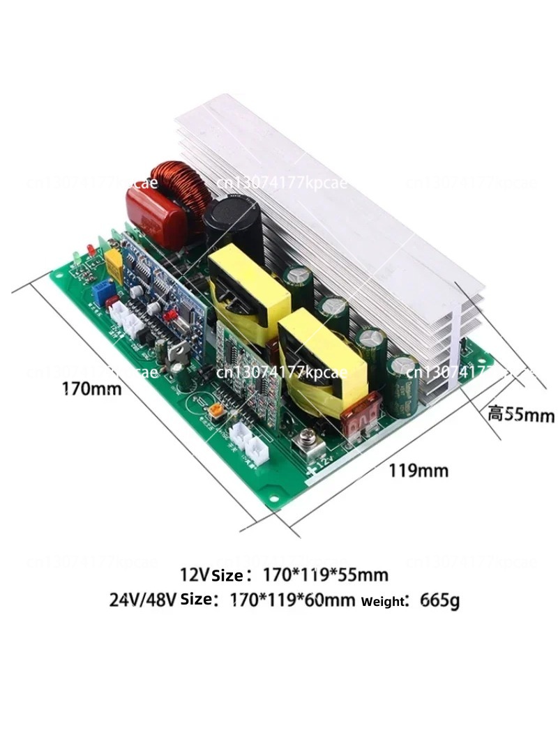 Przetwornica napięcia sinusoid – Pure Sine Wave Inverter Board 24V 48V recenzja i cena