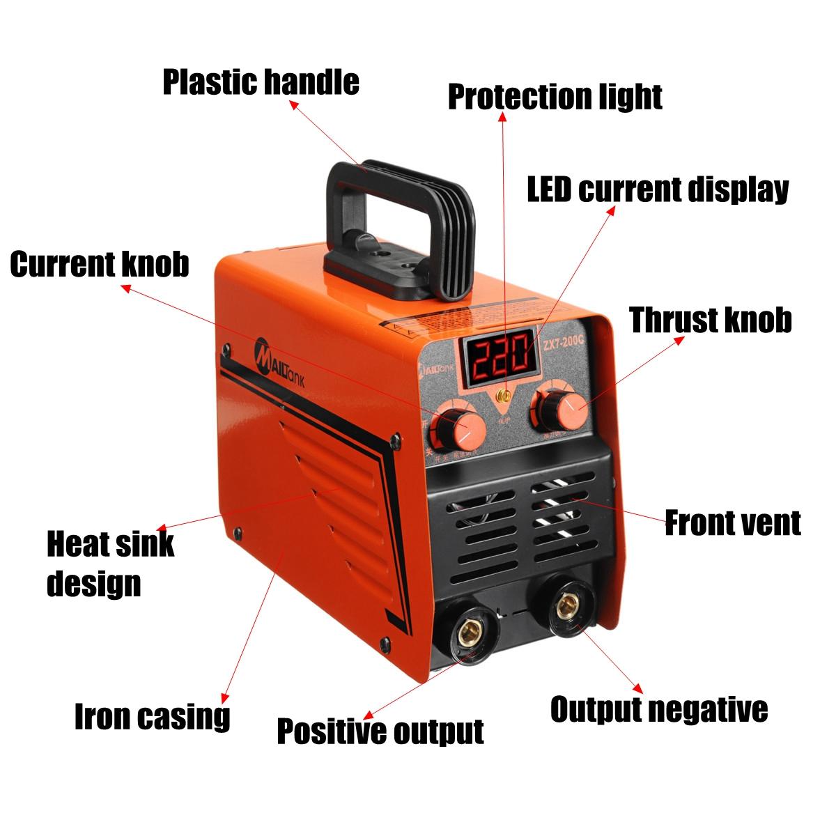 ZX7-200C ręczny falownik IGBT  – Inverter Welding Machine Igbt 300A recenzja i cena