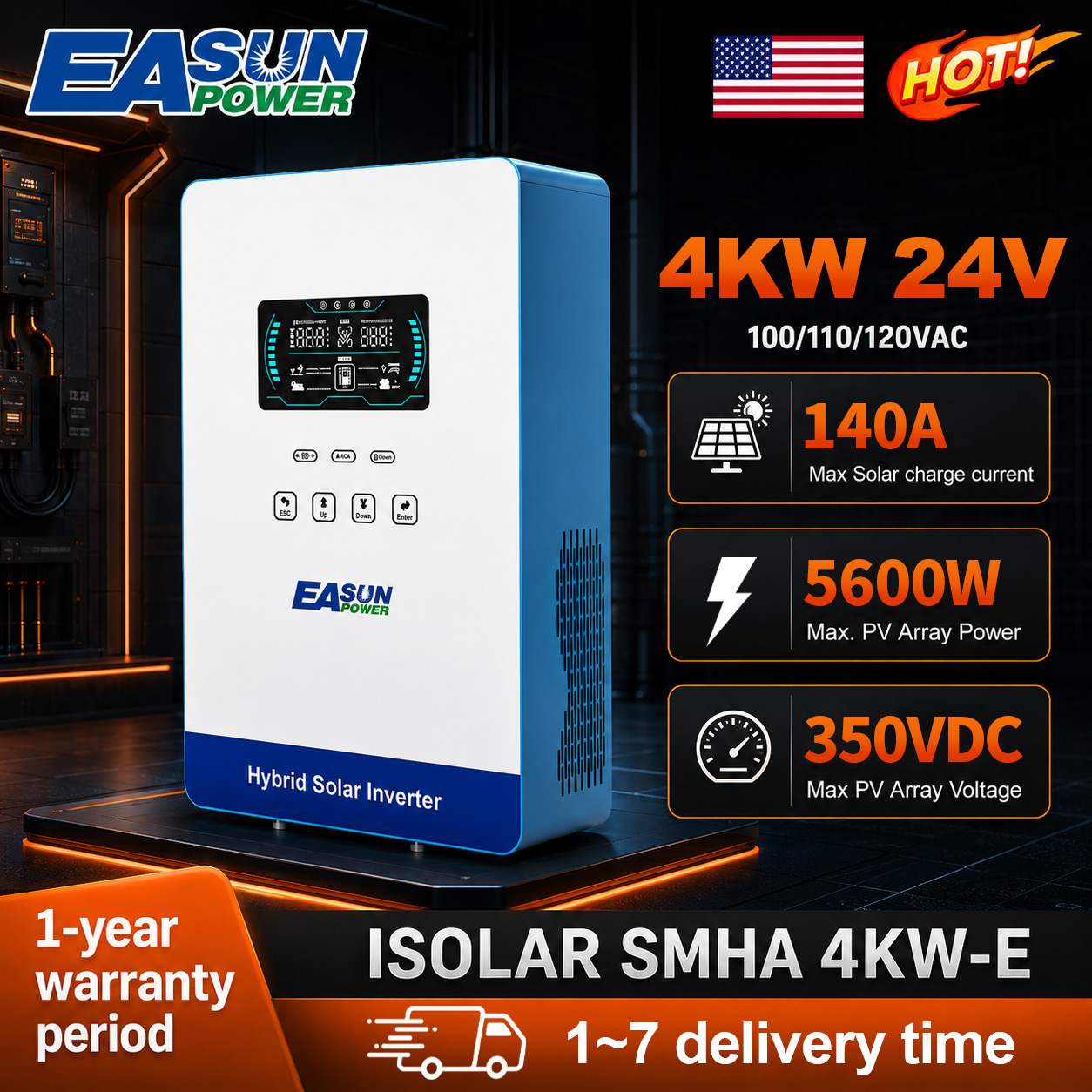 EASUN POWER 4000W Inwerter Sol – Grid Tie Inverter Limiter 2000W recenzja i cena
