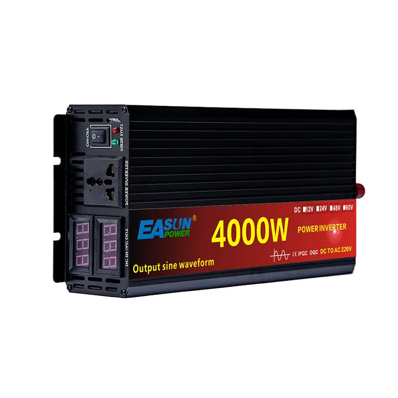 CHKJ Easun 12V 24V 48V DC na A – Pure Sine Wave Inverter 5000W 48V 220V recenzja i cena