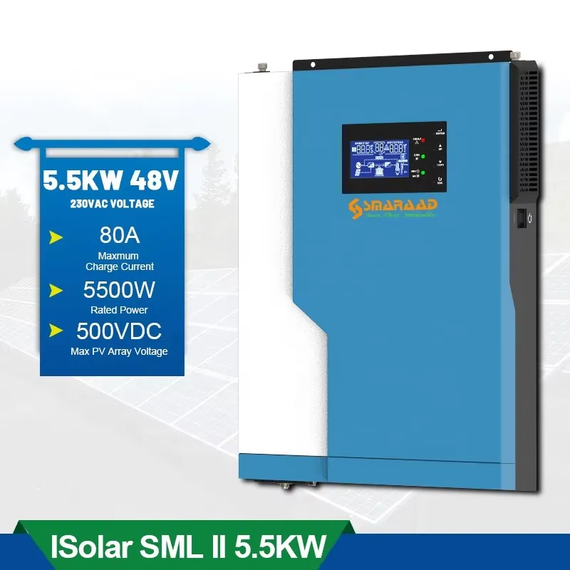 Kontroler solarny 3.5KW 5.5KW  – Hybrid Solar Inverter 5.5Kw Mppt 48V recenzja i cena