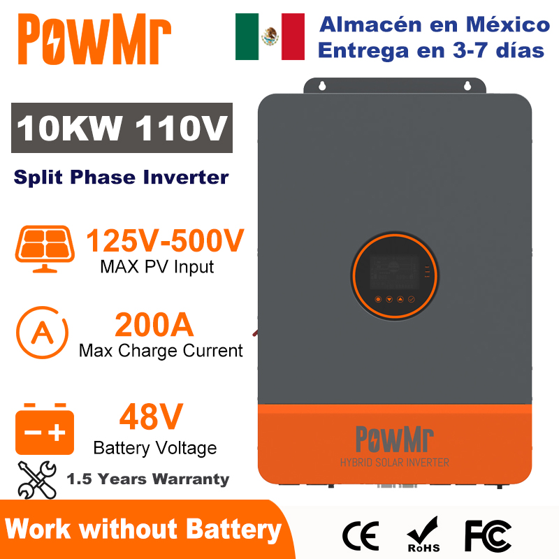 PowMr 10KW Falownik dzielony 4 – Split Phase Inverter 10Kw 110V 220V recenzja i cena