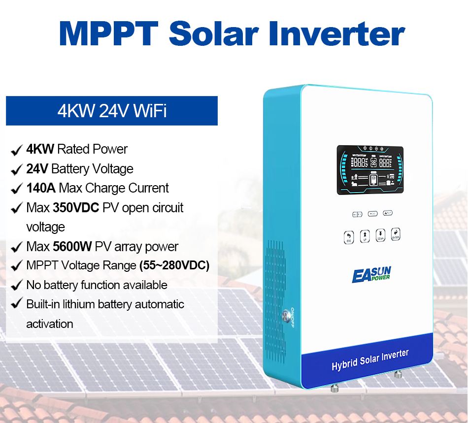 EASUN POWER 4000W 110V Off Gri – Grid Tie Inverter Limiter 2000W recenzja i cena