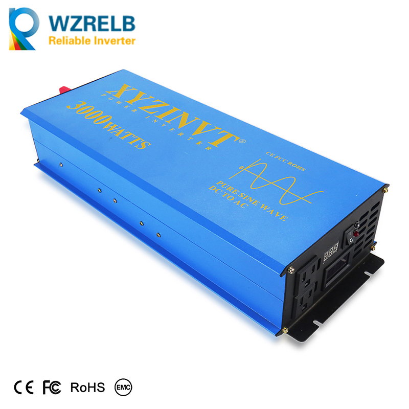 Inwerter solarny 3000W 24V 220 – Inverter Pure Sine Wave 60Hz 120V 3000W recenzja i cena